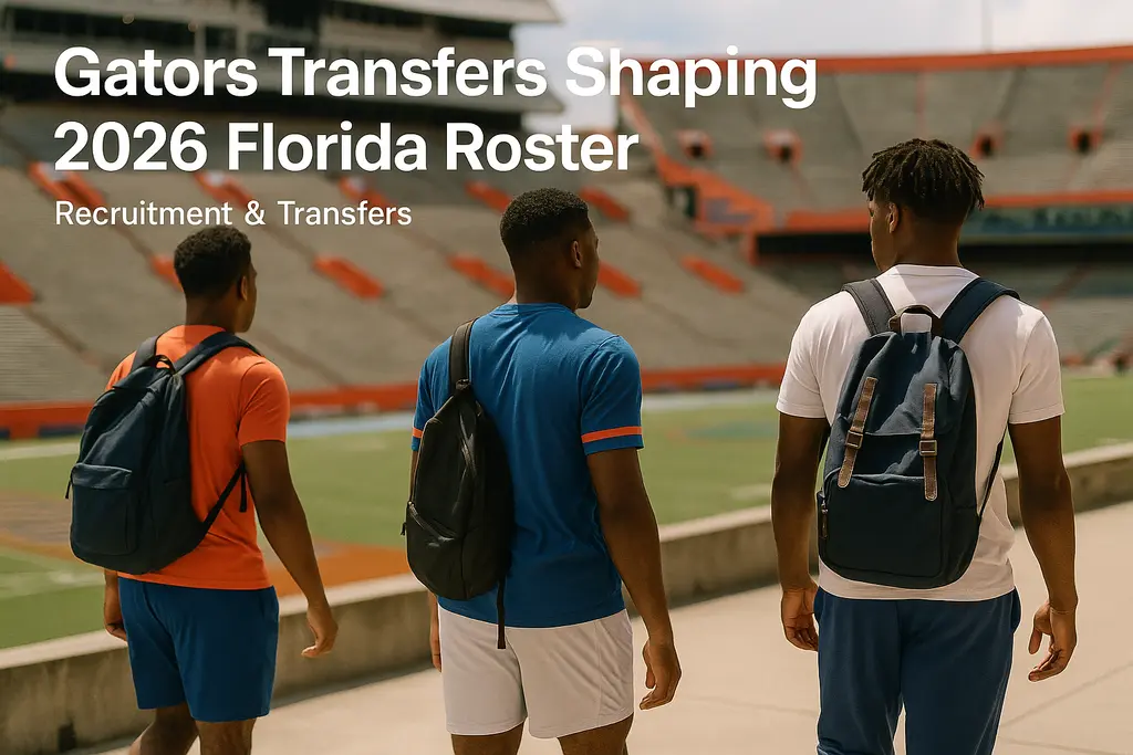 Gators Transfers work through a Florida football practice drill in Gainesville