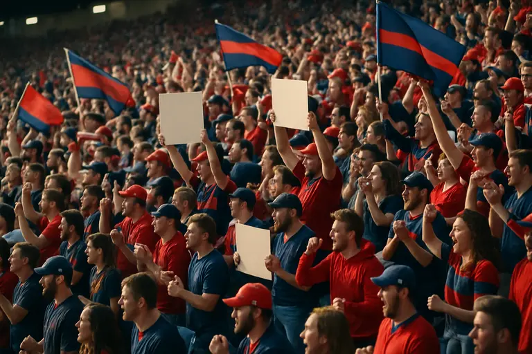 Fans watching Florida football as the offense breaks the huddle