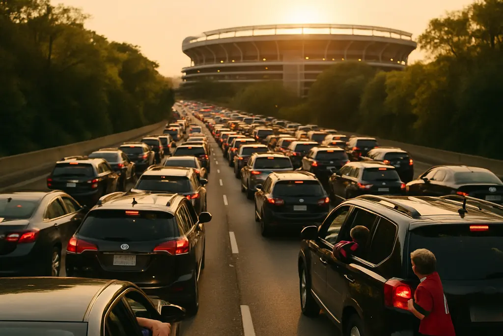Florida South Carolina Traffic near Ben Hill Griffin Stadium before kickoff